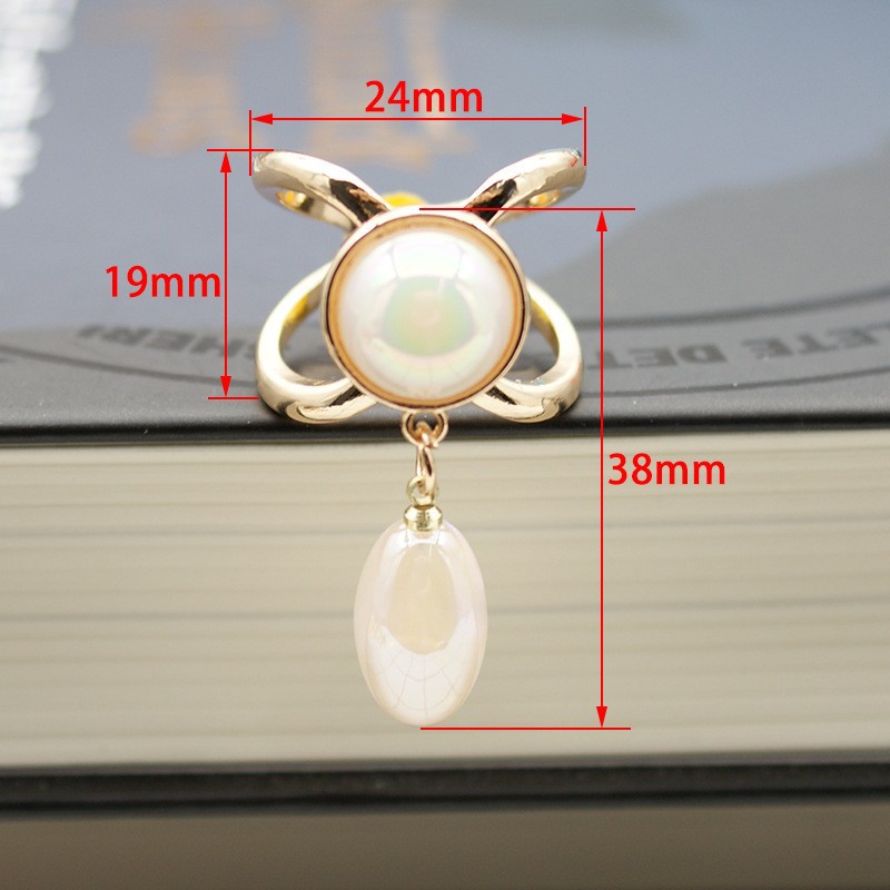 Corea del Sur multi-funcional bufanda hebilla de alta calidad perla moda nueva Camelia windbreaker cinturón hebilla de alta gama joyería al por mayor