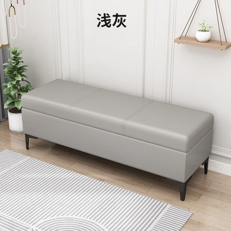 换鞋凳家用门口入户穿鞋柜服装店可坐长条沙发收纳凳床尾储物凳子|undefined