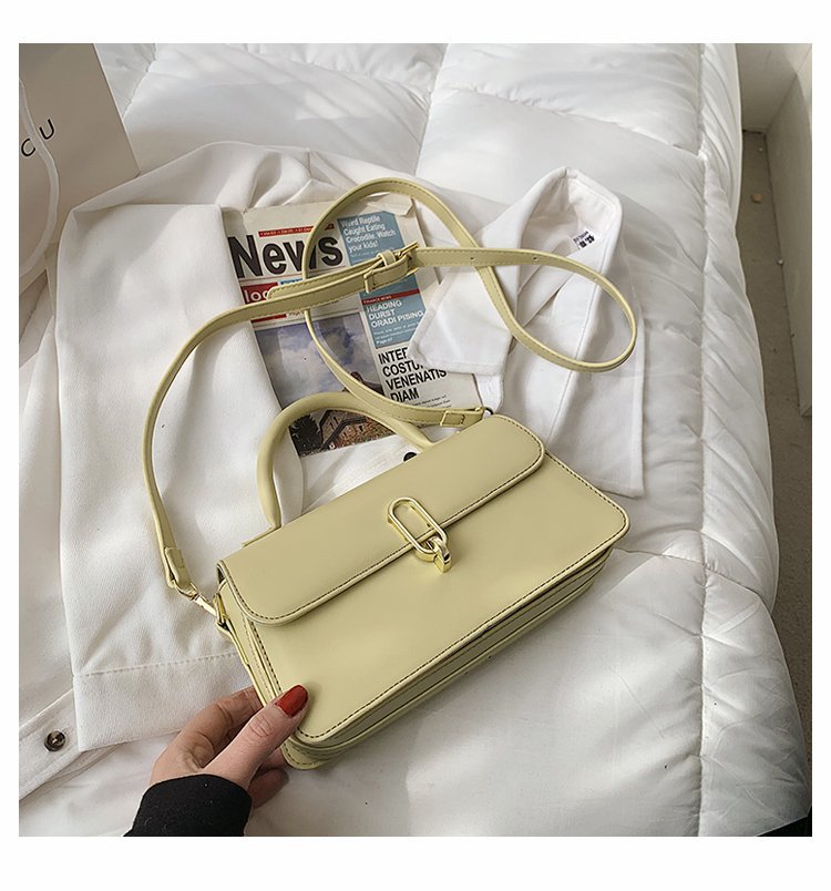 Fashion Solid Color Shoulder Messenger Portable Bag Wholesale display picture 32