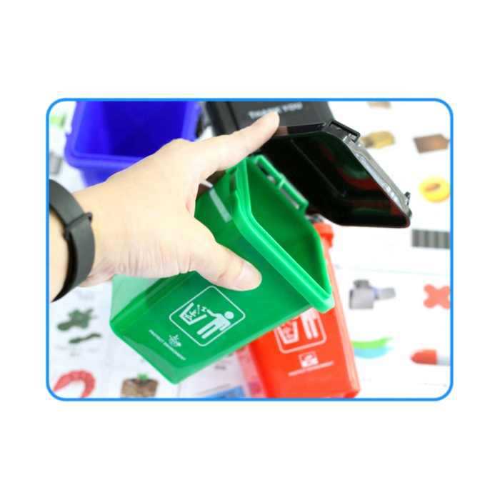 Clasificación de basura transfronteriza juego de tarjetas consciencia ambiental robot juego de mesa infantil interactivo juguete de puzzle