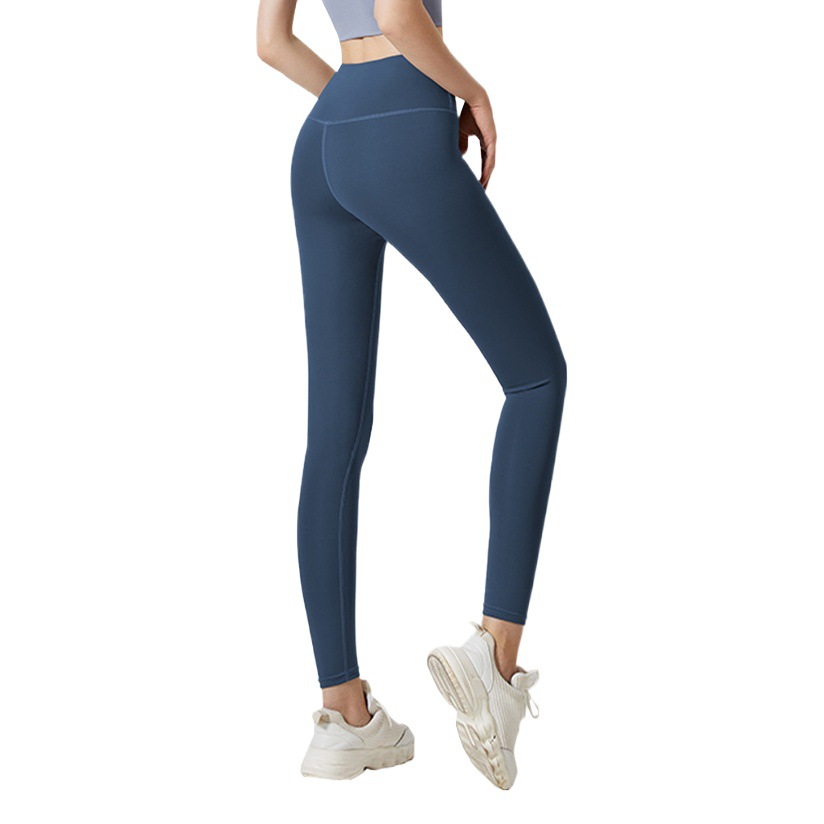 Seamless Peach Butt Yoga Pants European and American Style High-Waisted Butt-Lifting Naked-Feel Sports Fitness Leggings