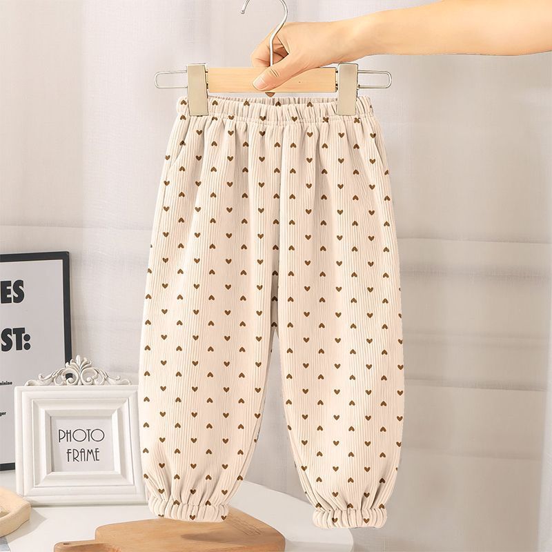 2026 New Corduroy Comfortable Pants with Jogger, Suitable for Children, Spring and Autumn, Korean Style, Casual and Versatile Long Pants for Toddlers and Young Children