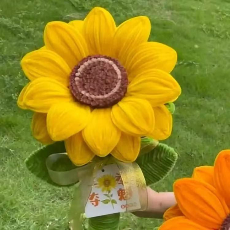 ツイストスティック ぽっちゃり巨大ひまわりツイスト DIY ブーケ 手作り素材パッケージ 卒業シーズンの花を一気に獲得|undefined