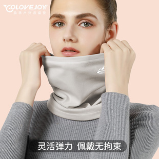 Winter and winter velvet padded warm neck outdoor riding windproof mask headgear Korean style scarf women's cross-border