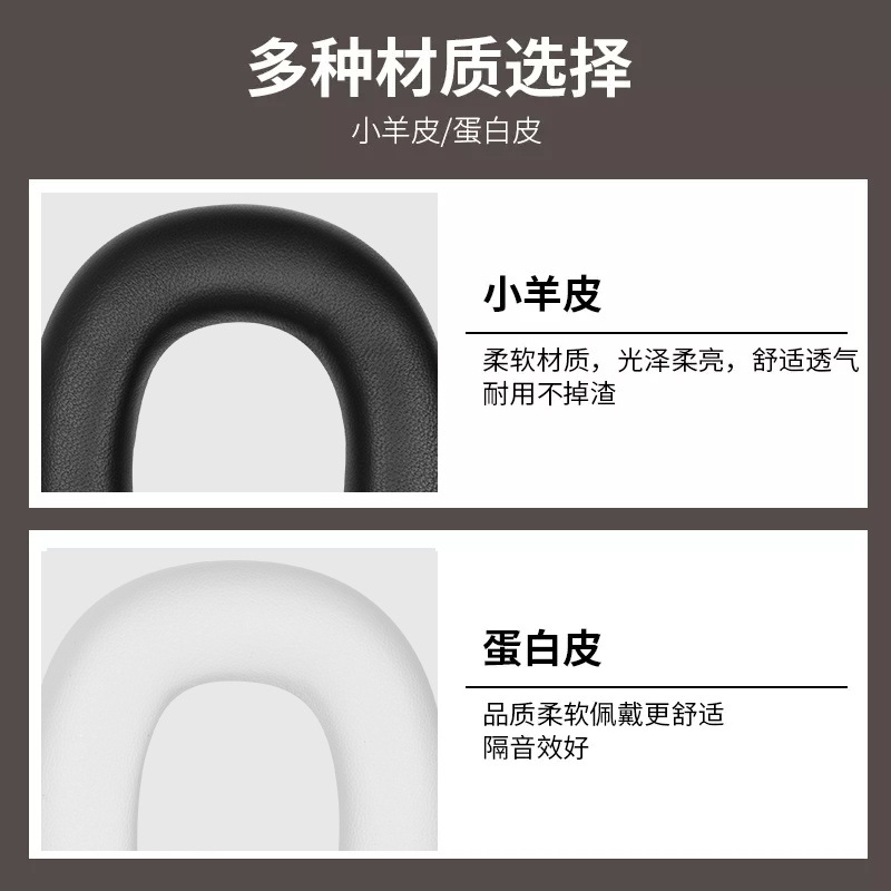 Adecuado para B & W Baohua Weijian Px8 funda para auriculares PX7S2E funda de esponja para auriculares Px7 S2 almohadilla para auriculares de segunda generación