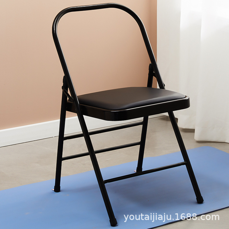 厚手Yogaヨガ椅子アイヤンガー補助ヨガ椅子PUヨガ椅子補助椅子折り畳み椅子|undefined