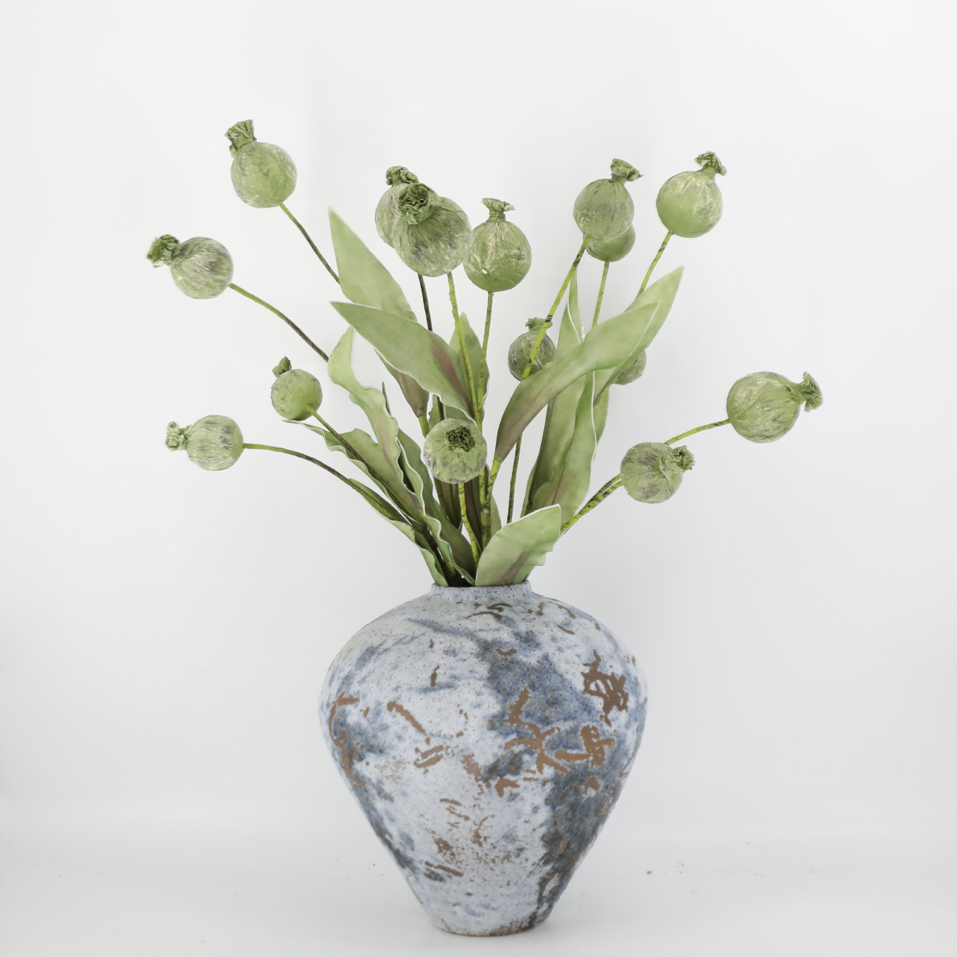 Simulación de PE flor seca suave flor de diseño de boda decoración del hogar insertar flores de decoración de escritorio de viento minimalista