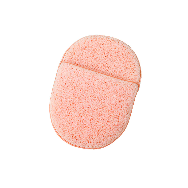 Fábrica de lavado facial personalizado guante ovalado zapatillas de limpieza facial limpieza de película de barro limpia esponja de desmaquillaje toallas faciales