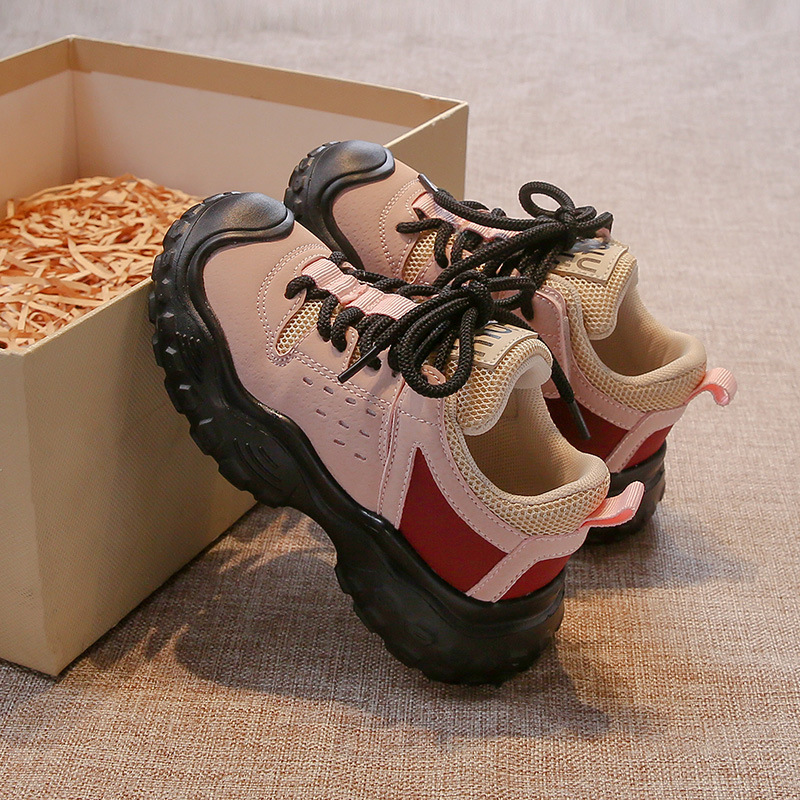 Jungen 2024 Frühling und Herbst Bergsteigen Weiche Sohlen Anti-Rutsch Weibliche Baby Sport Mode Kinder Casual Single_voghion.com