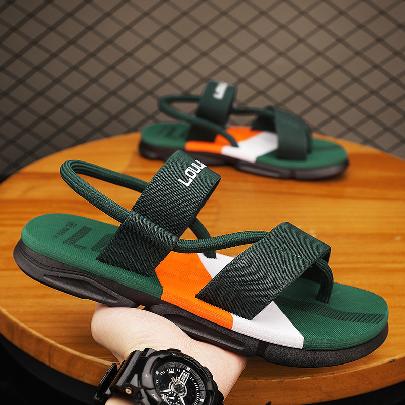 Zapatillas de flip flop para hombres personales de verano conducir sandalias de playa de doble propósito zapatillas vietnamitas antideslizantes antideslizantes