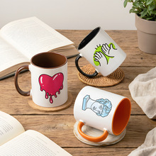 �S��ֱ�l�Ȳʱ� 11oz�����A�մ��R�˱�DIY�ʰ�M003���Dӡ�p�ʱ�