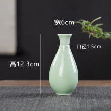 软木塞密封瓶葫芦瓶迷你瓷罐子便携小号沉香粉药丸分装白罐储物瓶