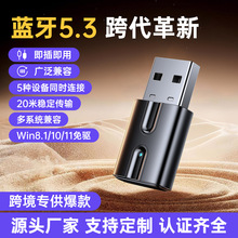 新品5.3蓝牙适配器免驱动EDR/BLE低延迟电脑外置USB迷你Bluetooth