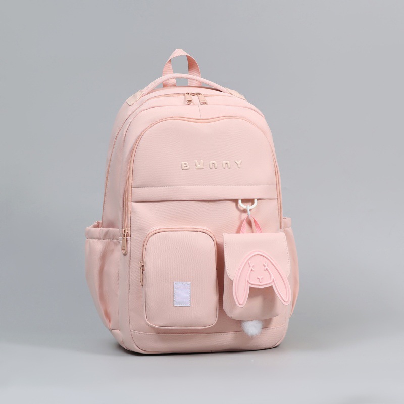 Mochila Escolar de Gran Capacidad de Nylon Impermeable, Transpirable, Ligero para Escuela y Estudiantes image 7