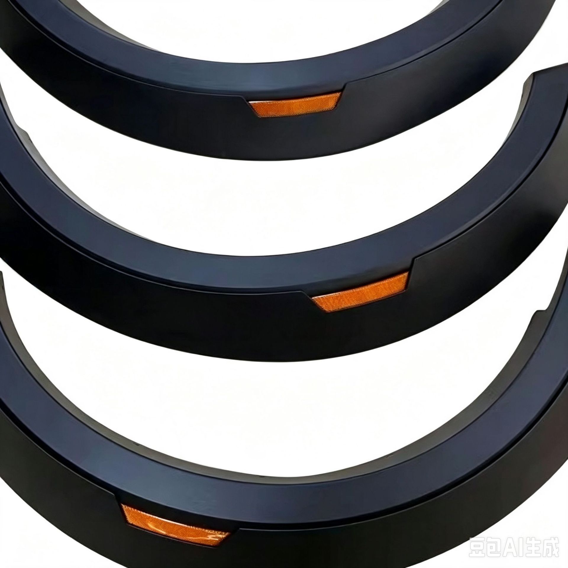 Suitable for Ford RANGER T7 T8 with reflective markings and radar holes, wide-body wheel arches for pickup trucks, off-road
