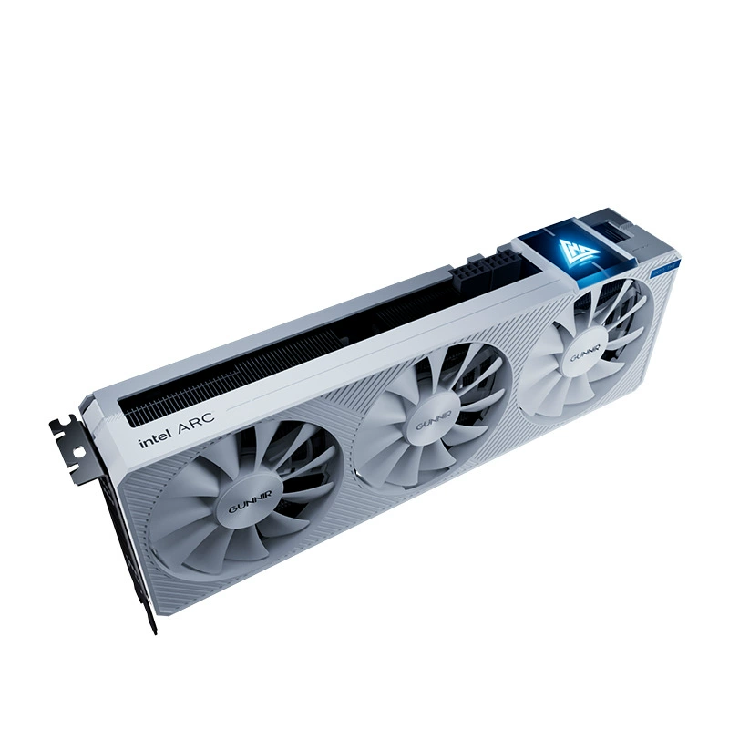 Graphics Card (GUNNIR) Intel Arc A770 Photon 16G OC — White Gaming GPU, 16 GB VRAM