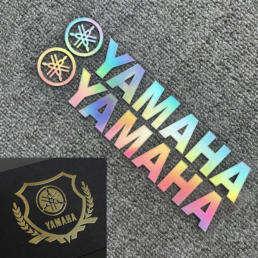 ヤマハのステッカーのオートバイの反射ステッカーのヤマハの車の標識の福穎125はレーザーのまぶしい夜光のステッカーを改造します。