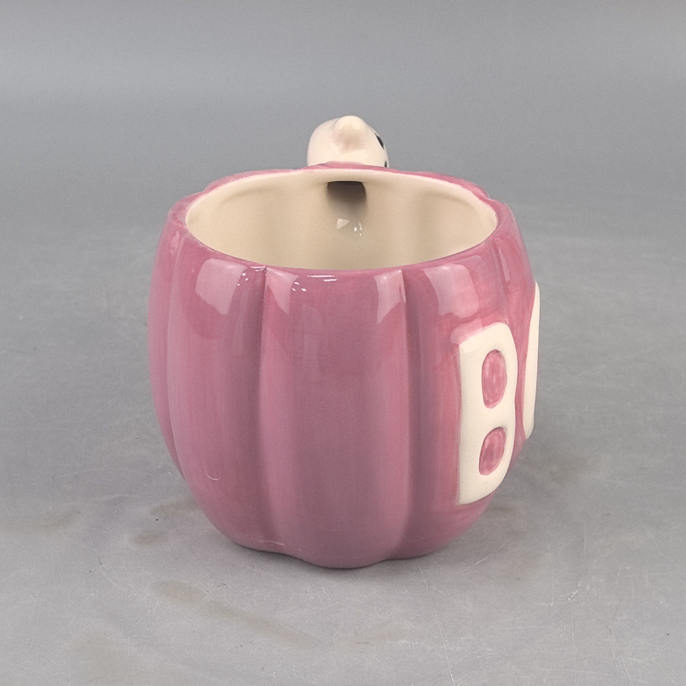 Personalizado transfronterizo lindo halloween manija fantasma taza moldeada de calabaza taza de cerámica taza de café personalizada cerámica para el hogar