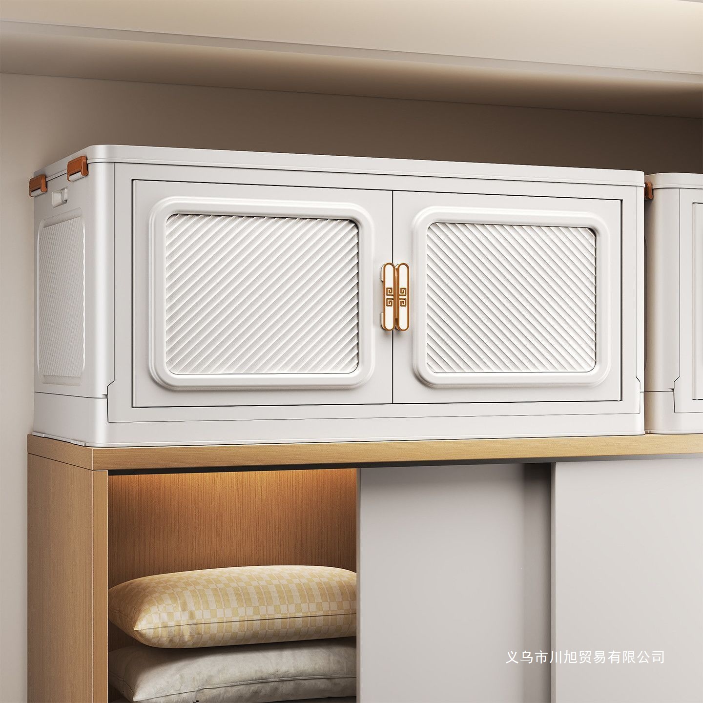 Foldable Storage Box for Clothes on the Cabinet, Household Dormitory Miscellaneous Storage Cabinet, Thickened and Large Capacity