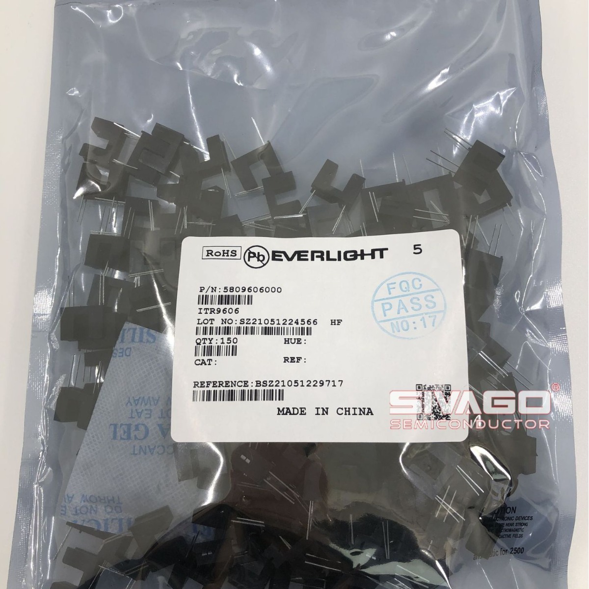 ITR9606光电开关光控传感器槽宽5MM槽型光耦对射式DIP-4高效