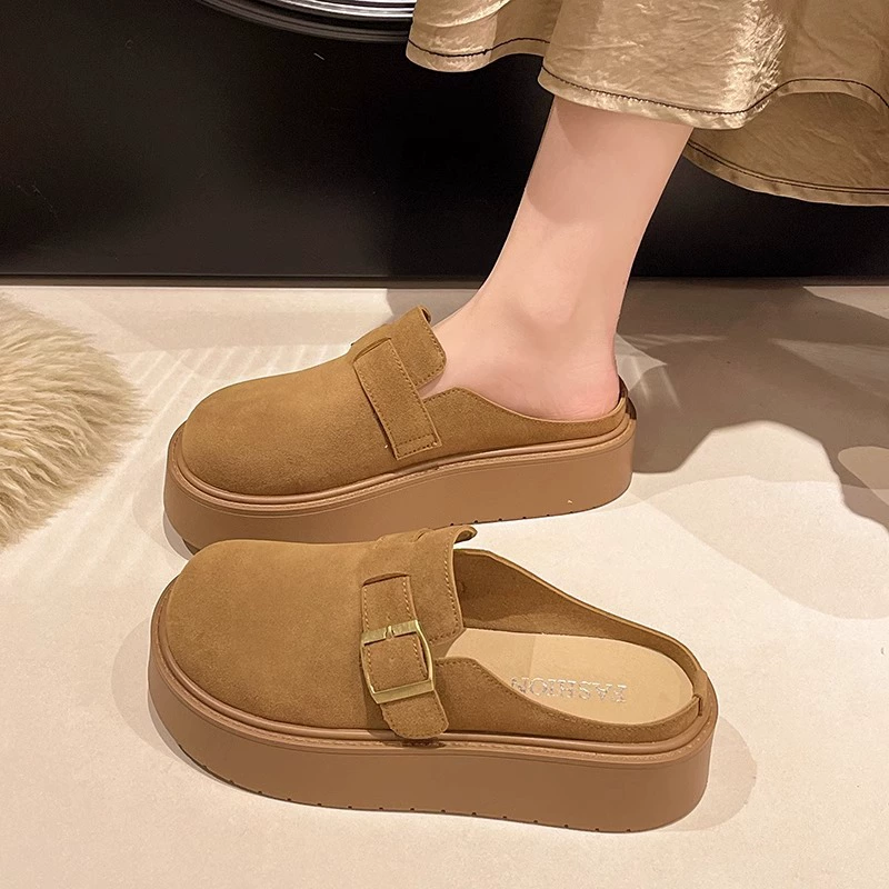 2025 новые туфли Birken на толстой подошве женские туфли весной и осенью