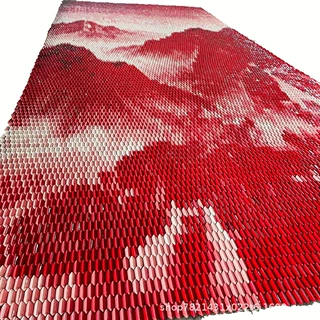 3D立体手工元宝艺术背景砖商场酒店公园走廊大堂玄关陶瓷创意瓷砖