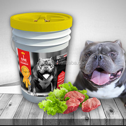 宠物食品周转桶可配旋盖可重复使用25L美式塑料桶棒球专用桶