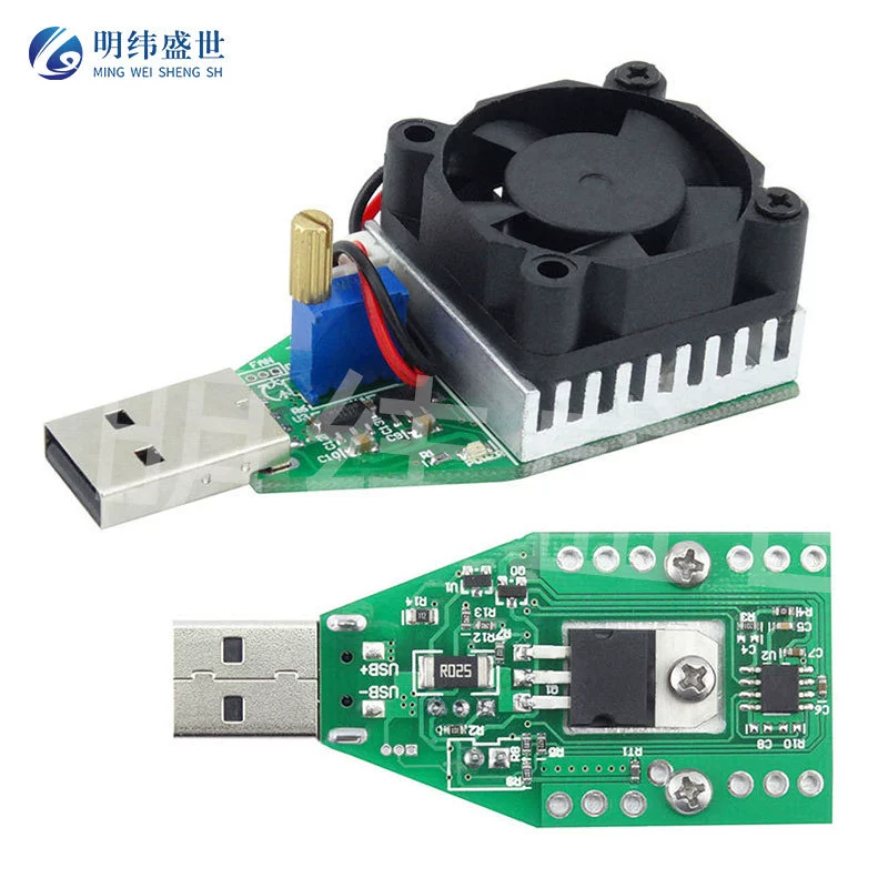 USB Регулируемая электронная нагрузка постоянного тока 15 Вт Интеллектуальный разрядник старения сопротивление зарядки инструмент для проверки сокровищ