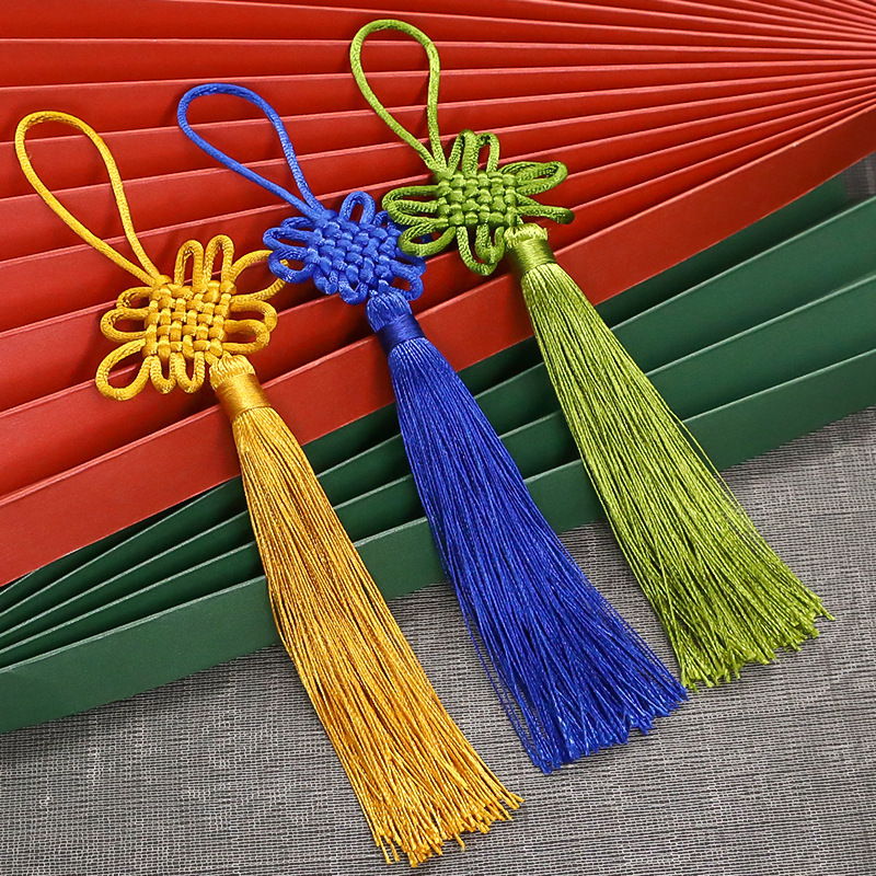 Small Chinese Knot Wholesale, Square Knot Tassel Pendant, Fan Bookmark, Ancient Style Long Tassel Pendant, Red Small Chinese Knot Wholesale, Square Knot Tassel Pendant, Fan Bookmark, Ancient Style Long Tassel Pendant, Red