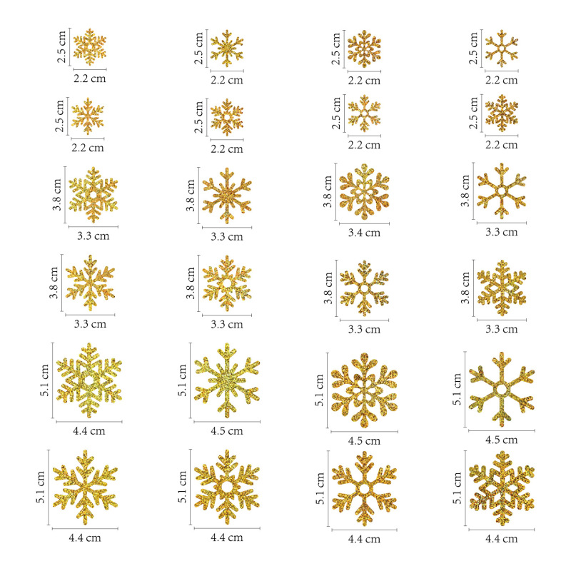 クリスマススノーフレークステッカーゴールドサンドグリッターホリデーパーティー装飾ギフトグリーティングカードハンドバッグdiy冬スノーフレークステッカー|undefined