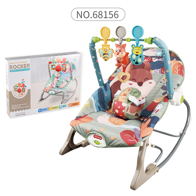 Comercio exterior caliente baby mecedora baby multifuncional música mecedora asiento de asiento mecedora para niños