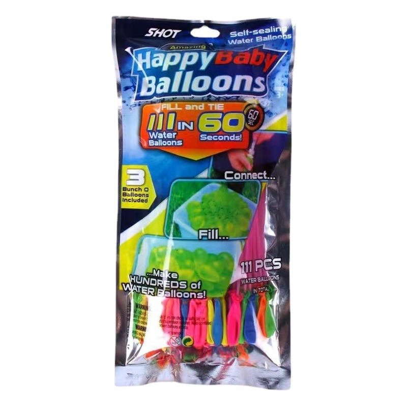 Globo de agua para niños al por mayor inyección rápida de agua tamaño pequeño al aire libre Bola de agua de juguete globo de agua