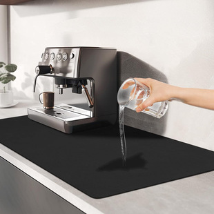 Kitchen Drain Mat Simple Solid Color Water Absorbent Quick-drying Table Mat Diatom Mud Drain Mat Tableware High Temperature Heat Insulation Mat