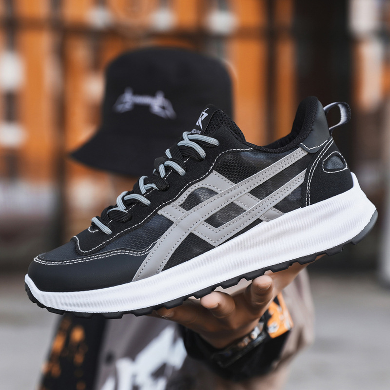 2025 tendencia nuevo estilo zapatos de hombre moda casual suela blanda pareja ligera zapatos de papá suela gruesa zapatos deportivos de altura zapatos de mujer