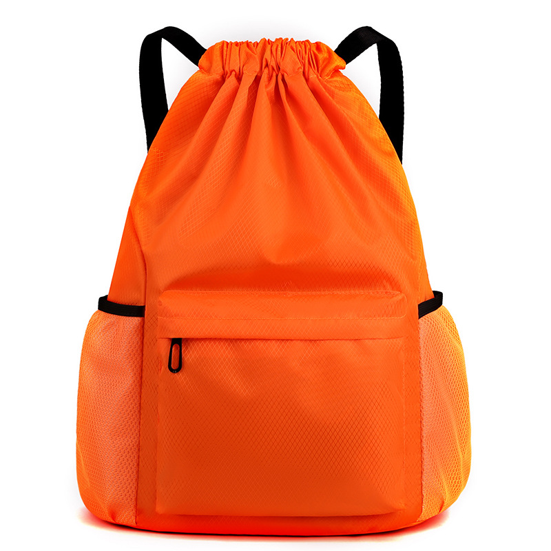 Bolsillo de paquete personalizado mochila de cuerda simple mochila de separación seca y húmeda bolsa deportiva impermeable bolsa de baloncesto de acondicionamiento físico