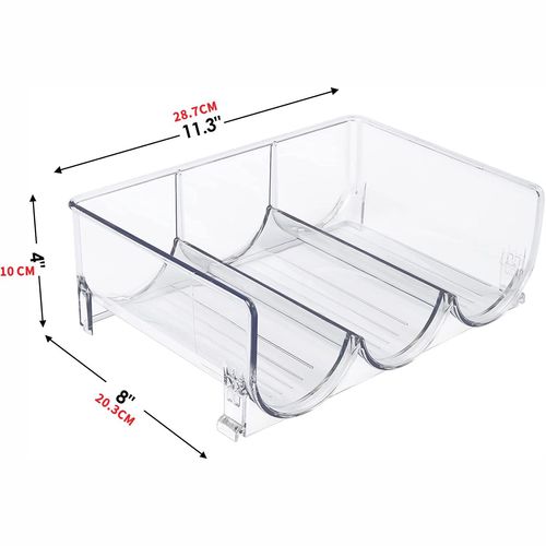 新品跨境透明水瓶架可堆叠饮料红酒展示架厨房水杯收纳架源头厂家