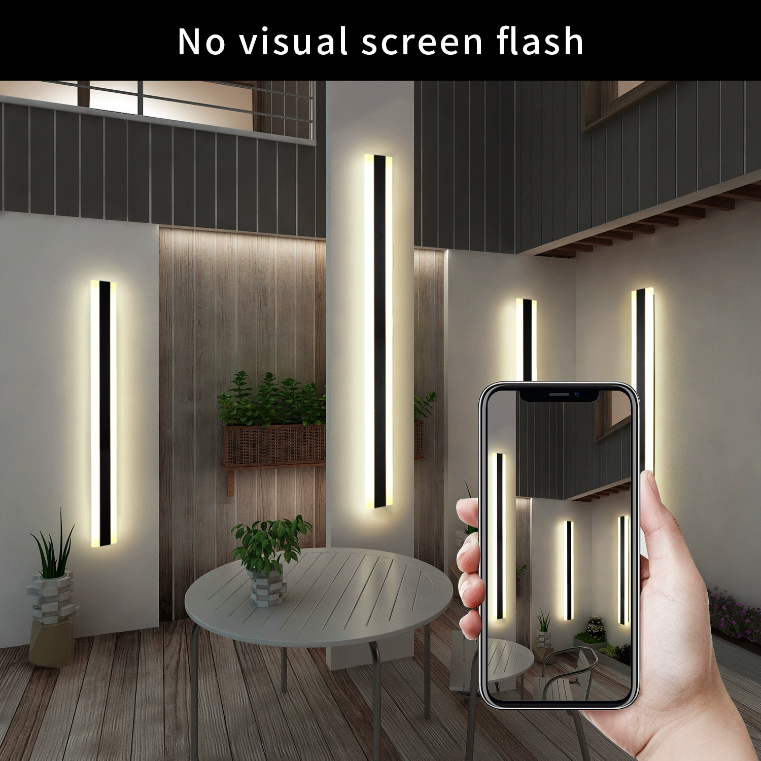 Трансграничная Амазонка Водонепроницаемая светодиодная дверь во двор виллы длинный настенный светильник коридор входная дверь декоративная спальня прикроватная лампа