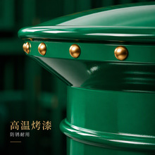 铸铜铸铁邮筒别墅庭院信箱室内不防雨水加厚壁挂邮筒邮箱艺都