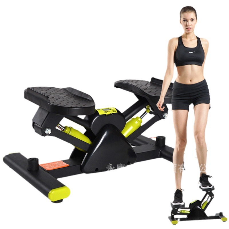 Hogar mini hidráulico stepper con cordón piso equipo de fitness interior entrenamiento pierna caminar máquina