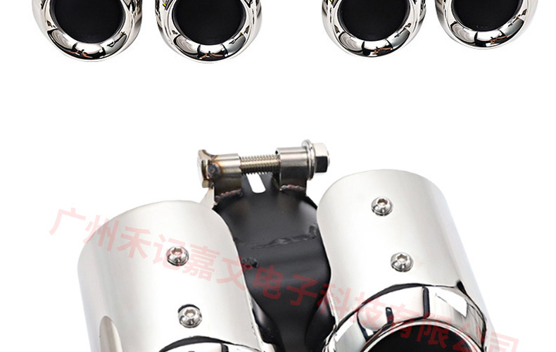 Suitable for 2020-2025 Land Rover Defender Four-Exhaust Pipe Tailpipe Muffler Tail Throat Modification