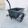 Plastic trailer, retroreflective air pump