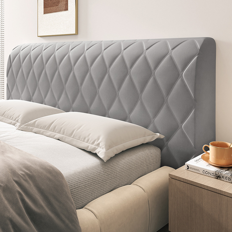 Funda acolchada gruesa de alta gama para cabecero de cama, funda protectora universal antipolvo de cobertura completa y suave para cama de madera, nuevo modelo 2024.