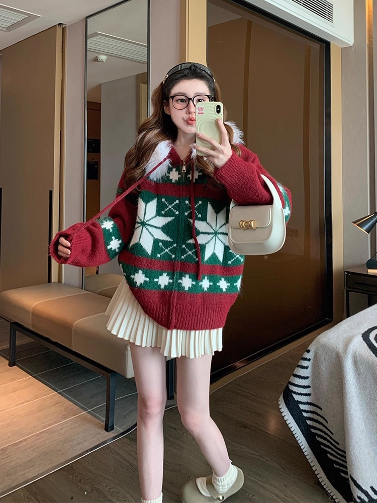 Red sweater