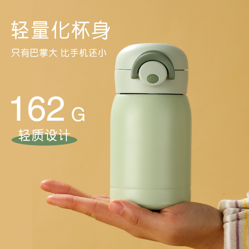 Nuevo alto valor 304 mini taza de bolsillo creativa taza de rebote portátil al aire libre pequeña taza de agua de automóvil