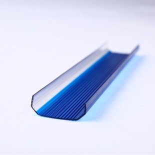 Tangshan City Pc Lampshade Mold Custom Frosted Blue Transparent Extruded Plastic Line Lamp Lighting Accessories to Pattern