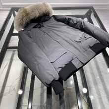 大鹅羽绒服01款飞行员夹克男女同款冬季保暖外套DownJacket 7999M