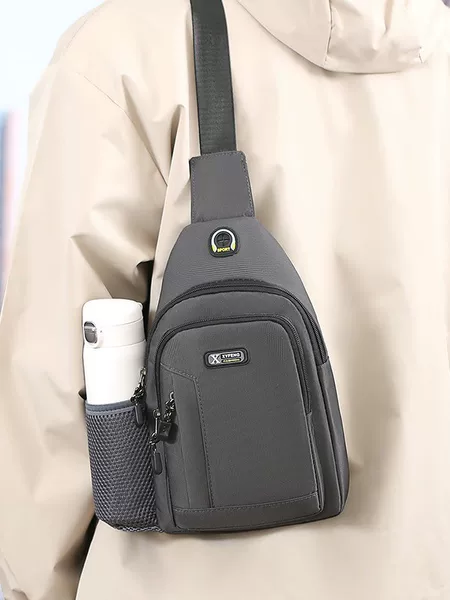 Cross-border Chest Bag Men's High-end Shoulder Bag Water-repellent Outdoor Sports Bag Fashionable Small Backpack