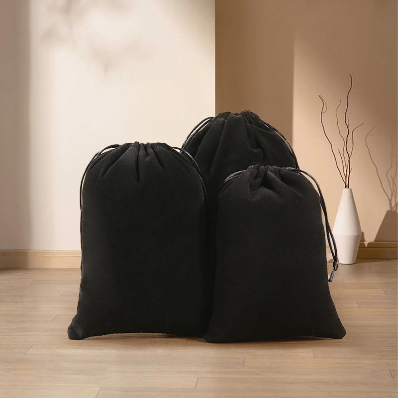 Bolsa de terciopelo de boca de Shu Corea tira de la cuerda Corea del Sur joyas de regalo de color para recibir pequeñas bolsas de tela engrosadas bolsas de regalo de joyas
