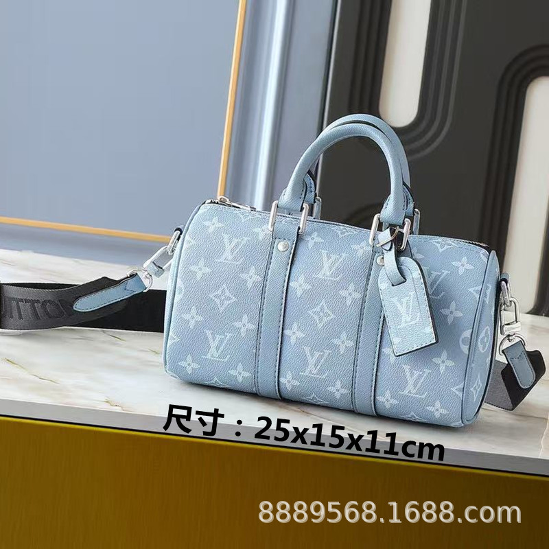 直接供給クロスボーダー m lv メンズバッグレディースバッグブラックウォリアーメッセンジャーバッグ枕バッグチェーンバッグボックスバッグポータブルブリーフケース|undefined