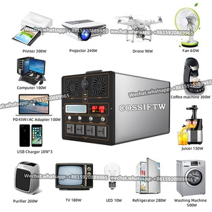 Multi-year Thick Outdoor Mobile Power Supply Simultaneously to CPAP Breathing Car Refrigerator Oven Emergency Backup Power Supply